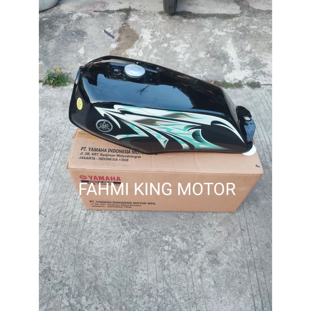 TANGKI TENGKI RX KING HITAM ASLI ORIGINAL YGP GRES BARU HIJAU 2006 DRAGON UDAH DI CLEAR PERNIS GLOSS