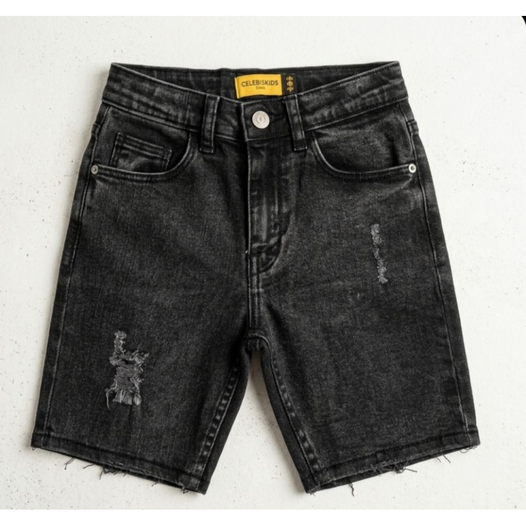 CELCIUS KIDS CELANA PENDEK JEANS ANAK LAKI-LAKI 5-8TAHUN/CROSS LEBEL