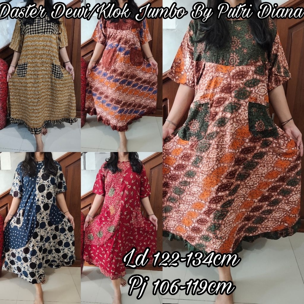 Daster Dewi - Klok Jumbo / Xl By Putri Diana