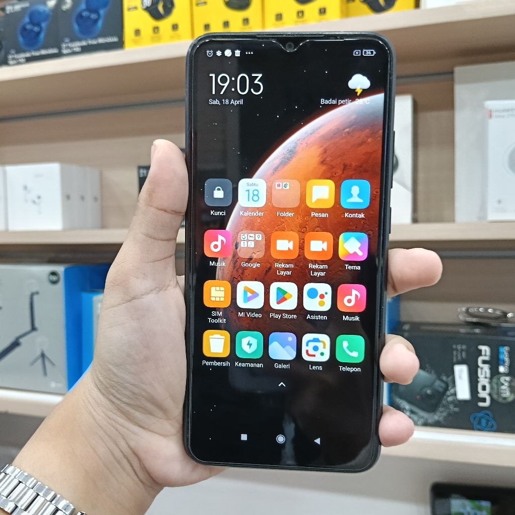 XIAOMI REDMI 9A 3/32 MINUS XIAOMIREDMI 9A 3/32 MINUS XIAOMI REDMI9A 3/32 MINUS SECOND BEKAS GARANSI 