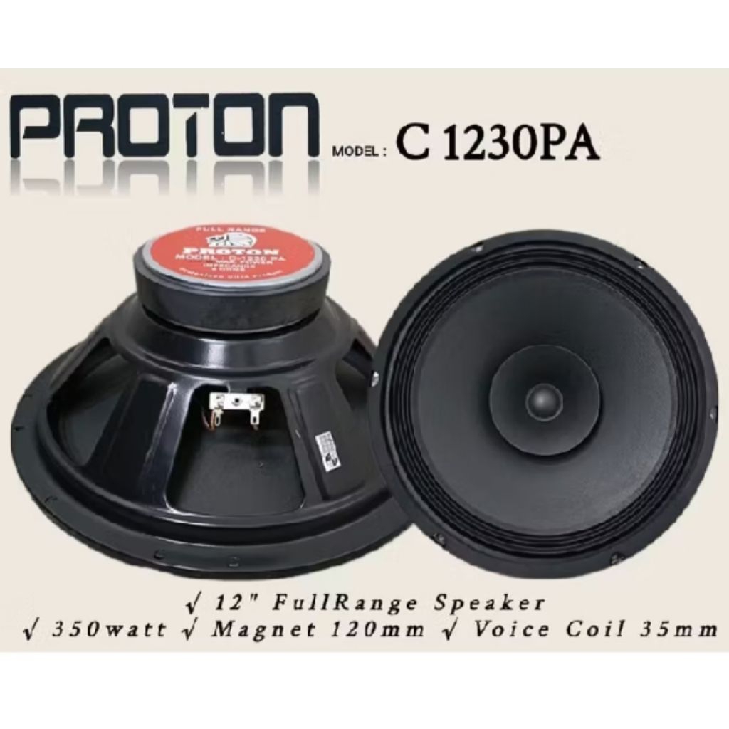 SPEAKER PROTON 12 INCH 350 WATT C1230PA  FULL RANGE