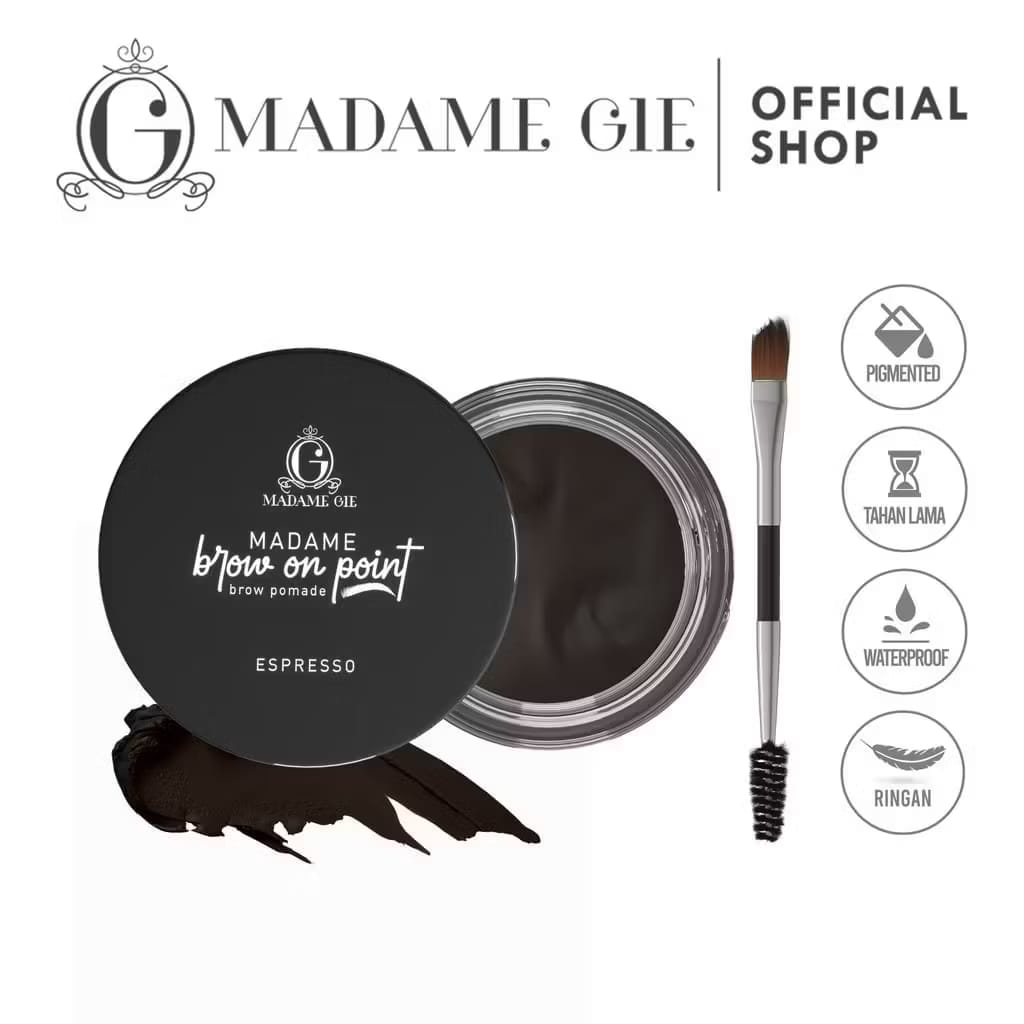 Madame Gie Brow On Point - Pomade Alis Waterproof dan Sweatproof