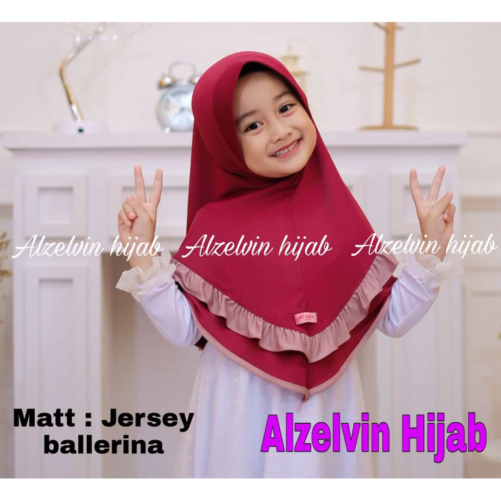 hijab anak simpel// hijab anak langsungan //hijab anak rempel //  hijab anak daily