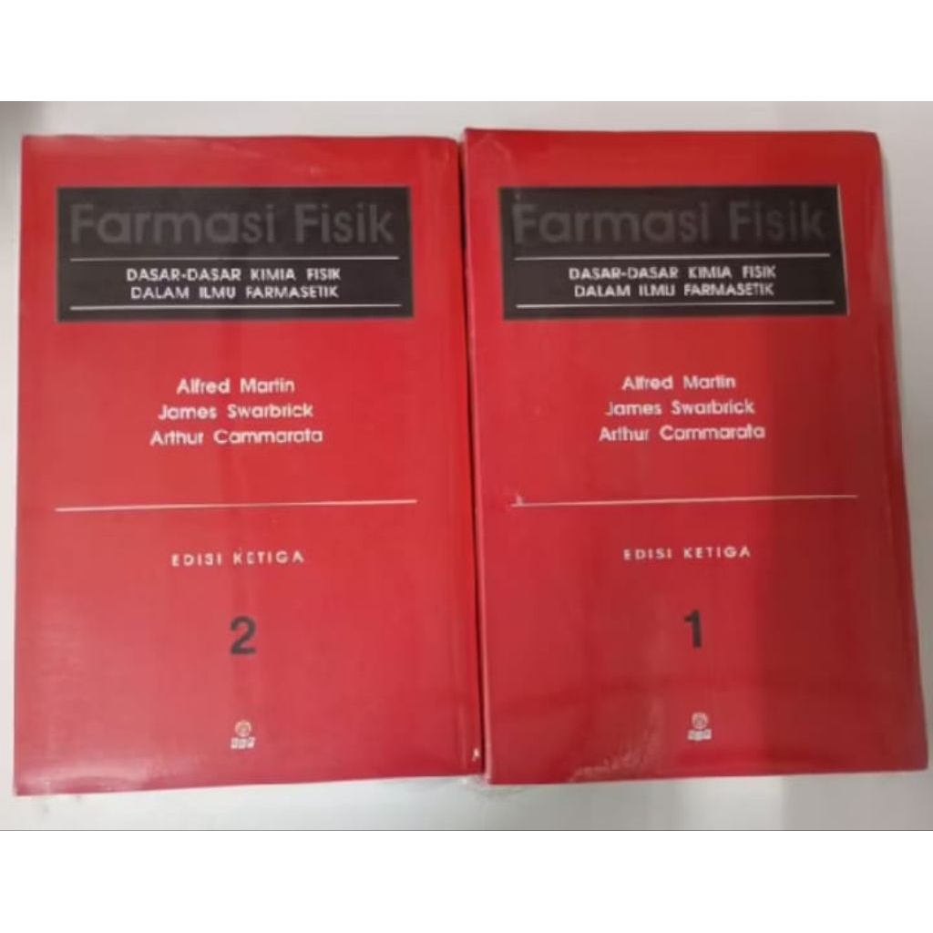 PAKET BUKU FARMASI FISIK DASAR-DASAR KIMIA FISIK 1 & 2