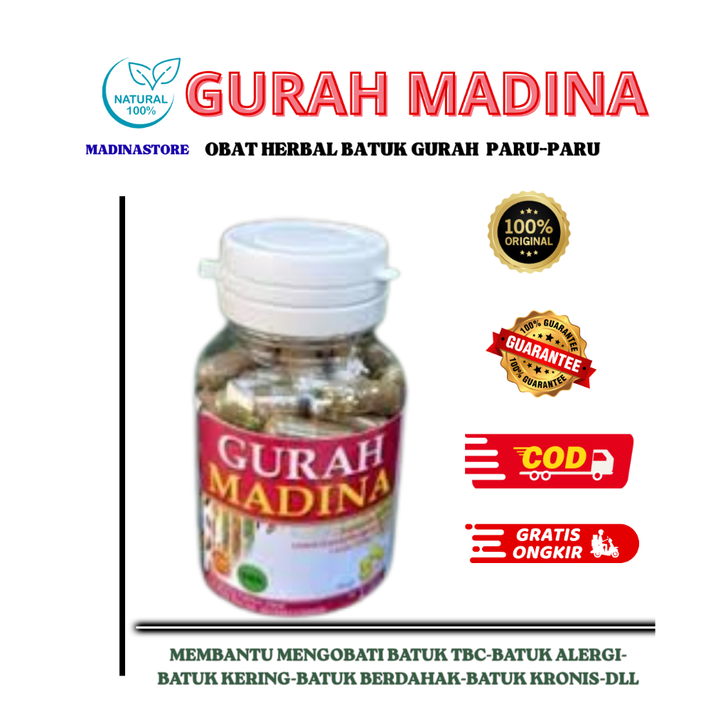 Gurah Madina /Gurafit Obat Herbal Gurah Batuk Tbc