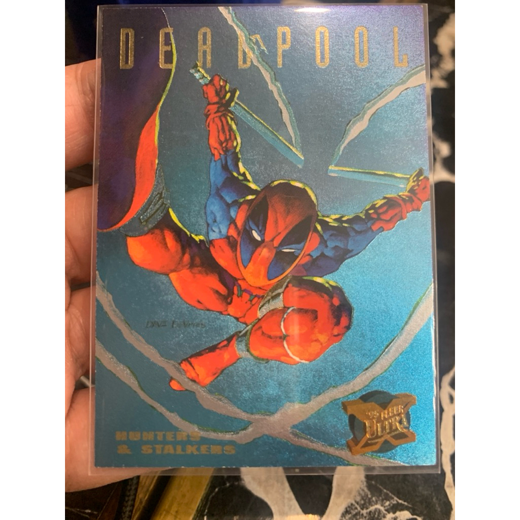 Deadpool Hunters & Stalkers 1995 Fleer Ultra X-Men Vintage Original