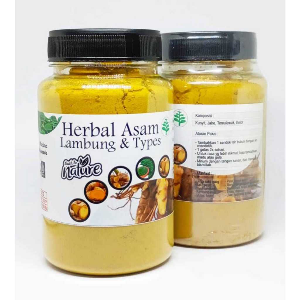 OBAT ASAM LAMBUNG & TIPES - KUNYIT JAHE TEMULAWAK KELOR