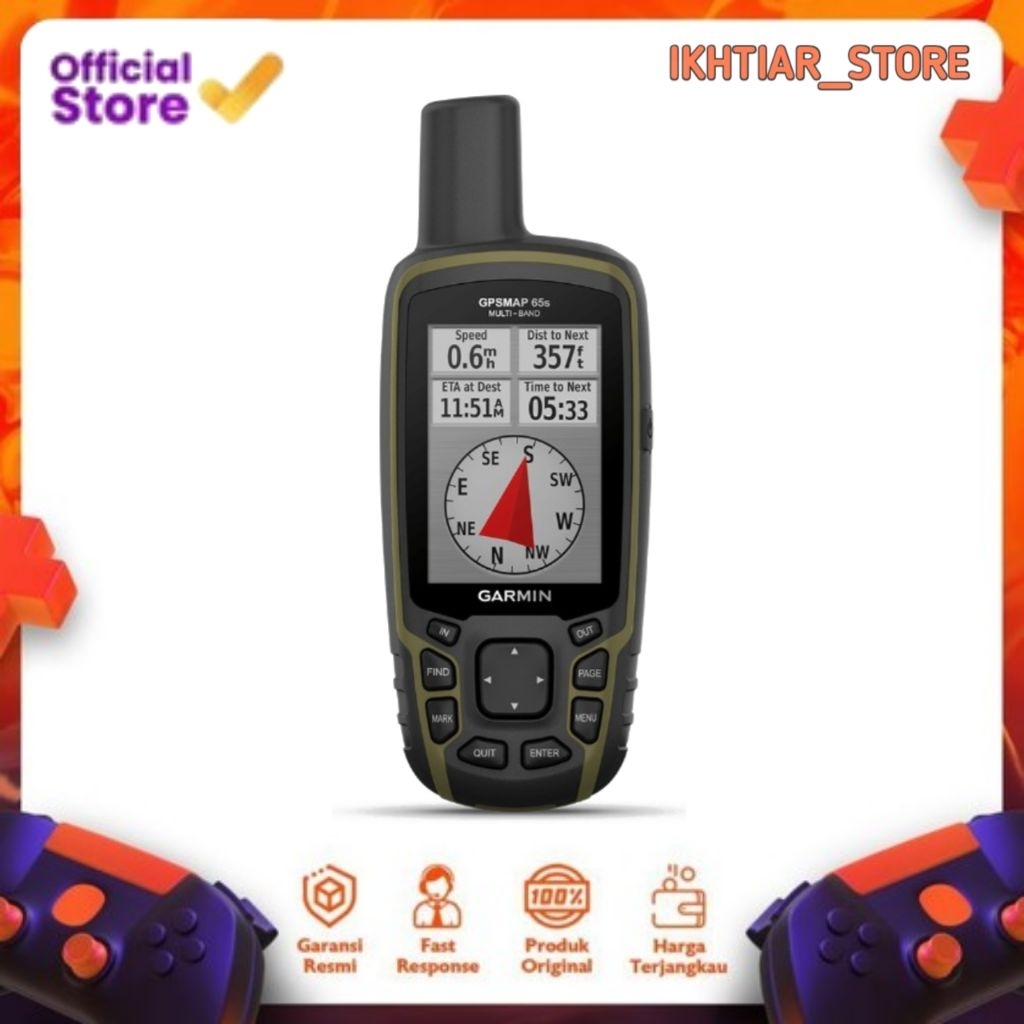 GARMIN GPSMAP 65s GPS 65s GPS HANDHELD MULTIBAND