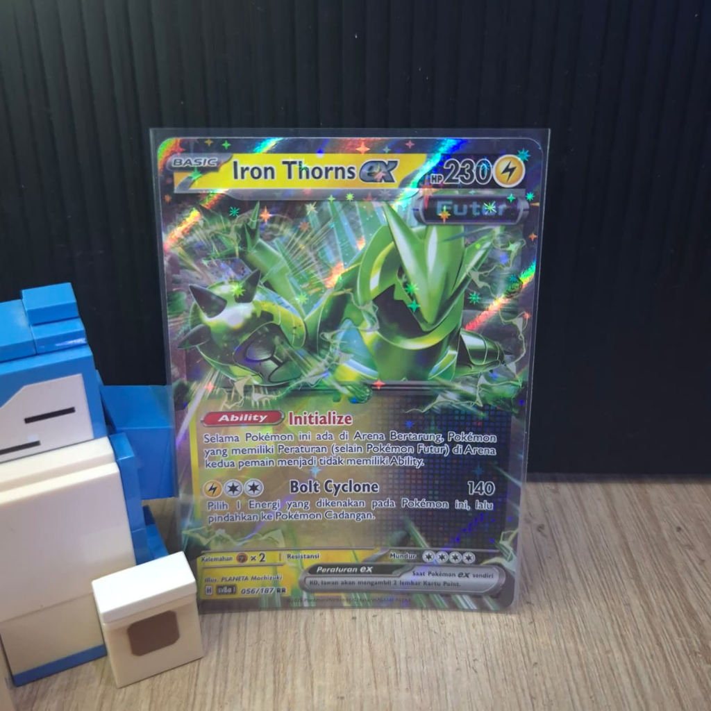IRON THORNS EX RR - SV8A 056/187 - KARTU POKEMON INDONESIA