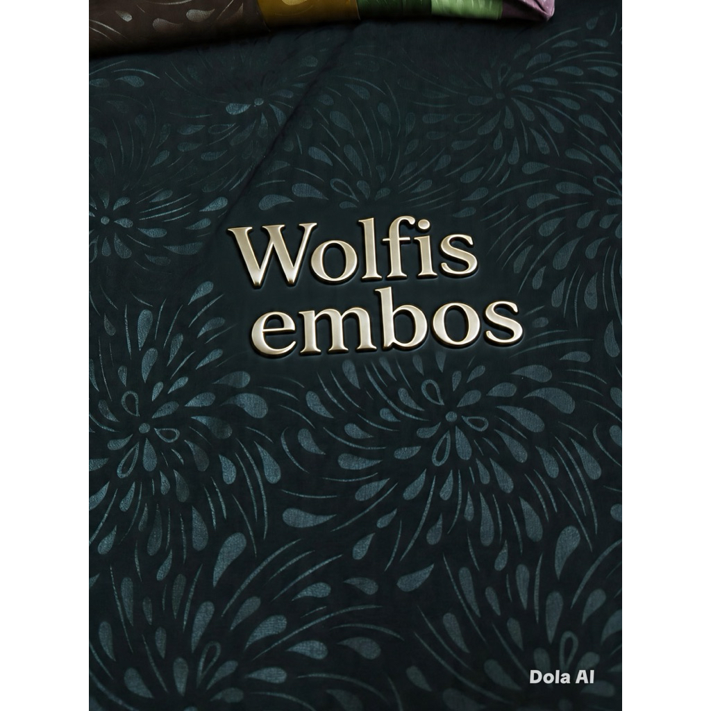 Wolfis embos/kain embos/wolfis/kain murah