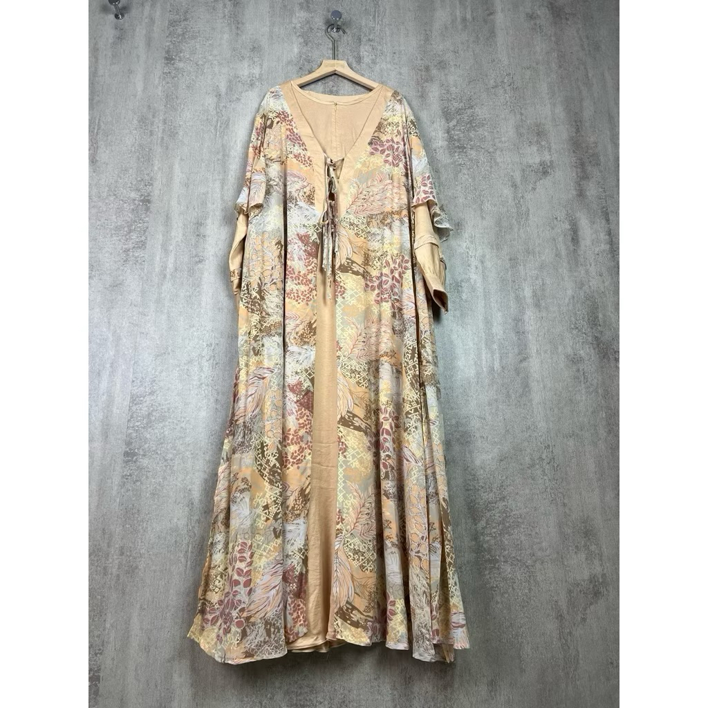 gamis hari raya inner dan outer terpisah