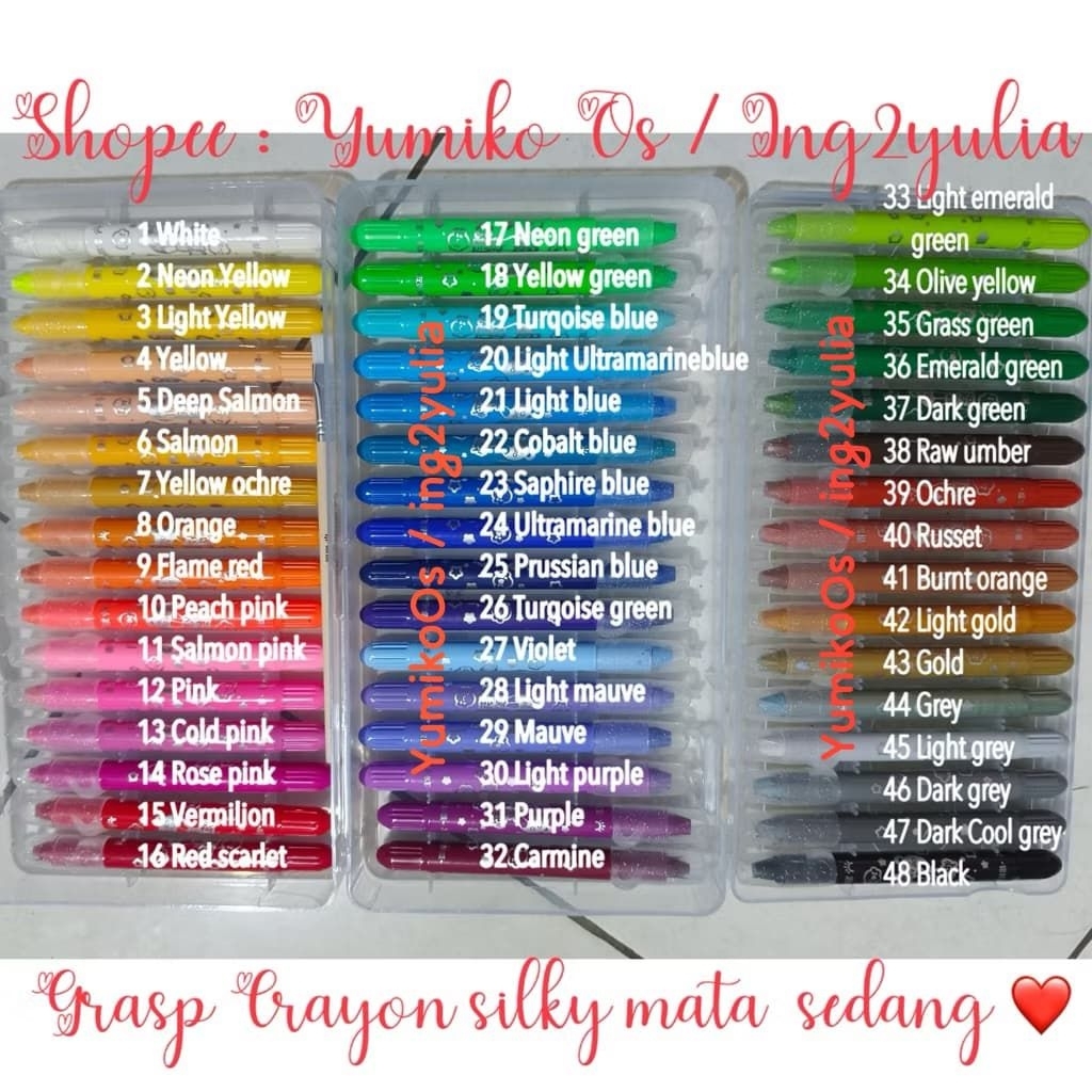 READY ECER / SATUAN GRASP CRAYON PUTAR ECER