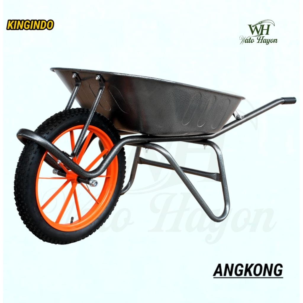 Gerobak Sorong Ban Besar / Angkong Dorong KINGINDO Wheelbarrow KWB 203
