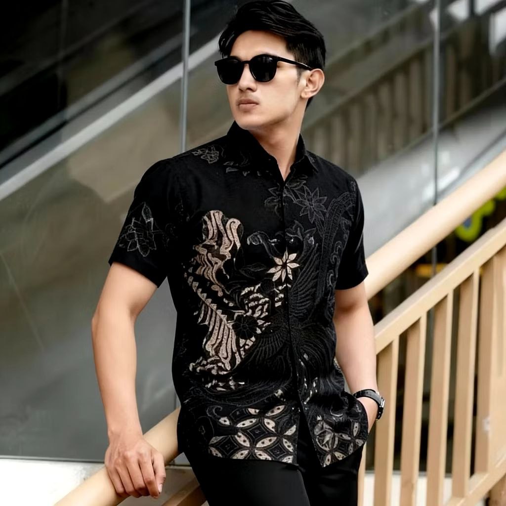Bj Atasan Bapak Kerja Batij Terbaru 2026 Remaja Tanggung Baju Cowok Kemja Kemeja Batik Pria Baju Len