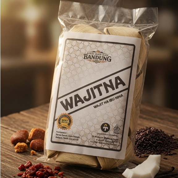 WAJIT WAJITNA CILILIN WAJIT/WAJIK KETAN HITAM MAKANAN KHAS OLEH OLEH CILILIN BANDUNG