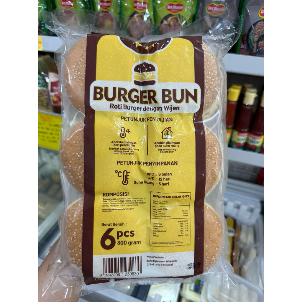 Roti Burger Wijen
