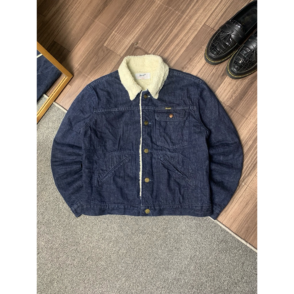 WRANGLER SHERPA DENIM TRUCKER Jacket