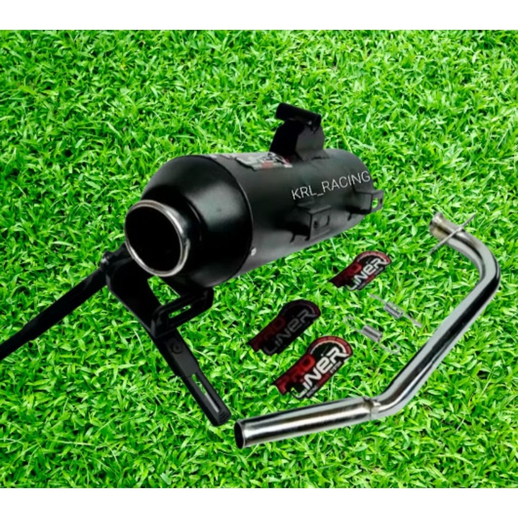 Knalpot Racing ALL Matic PRO LINER Moncong Kinochi Shijiro Suara Bass Adem Beat karbu/Beat fi/Scoopy