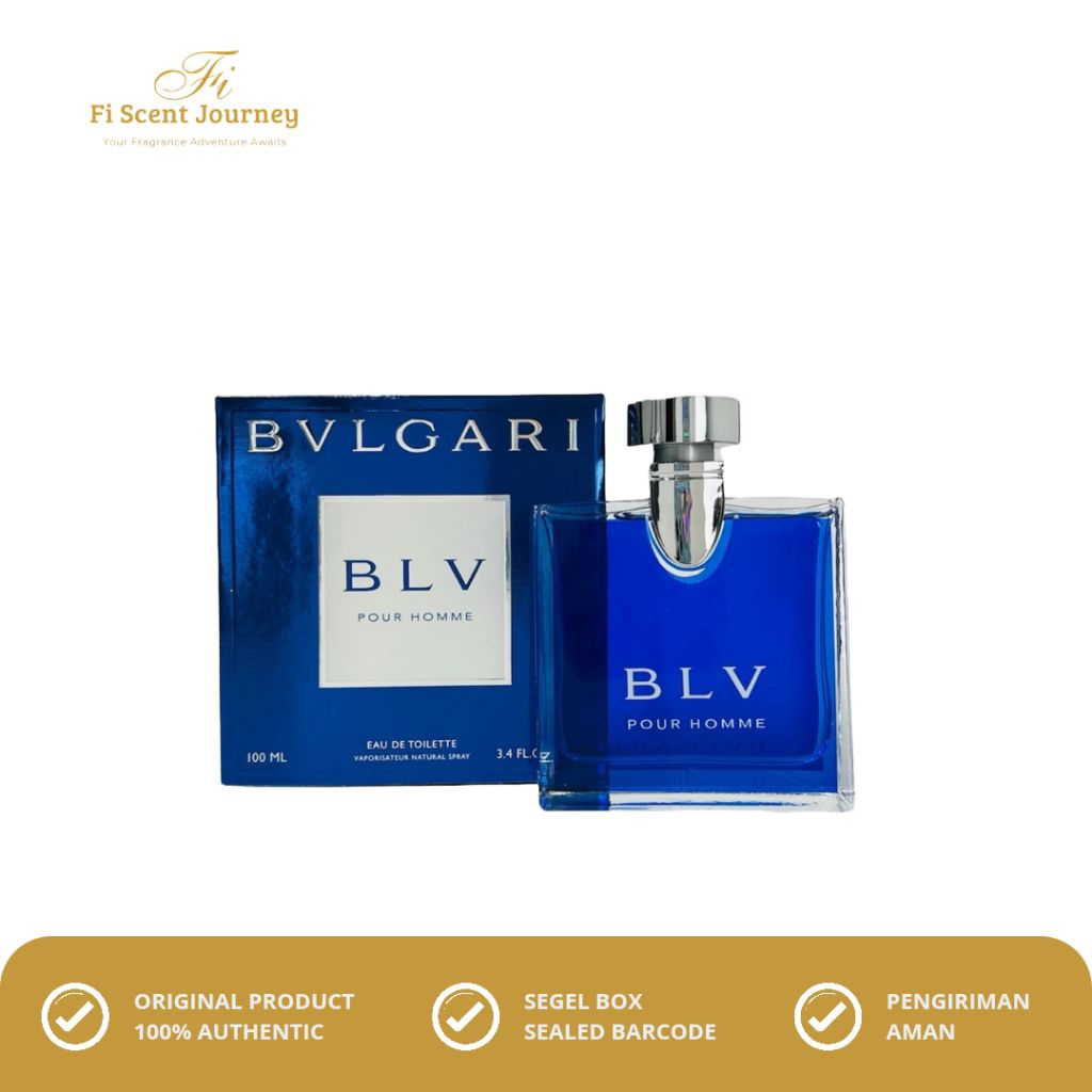 Parfum Bvlgari BLV Blue Man 100ml EDT Eau De Toilette minyak wangi cowo dik pria flower Cardamom gin