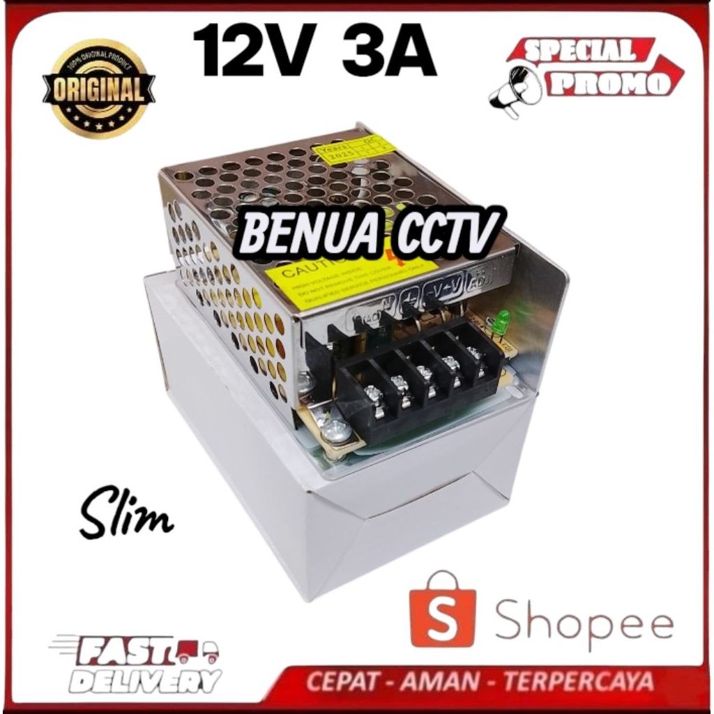 PSU Power Supply / Trafo 12V 3A 36W - ORIGINAL PRODUCT AND FULL POWER