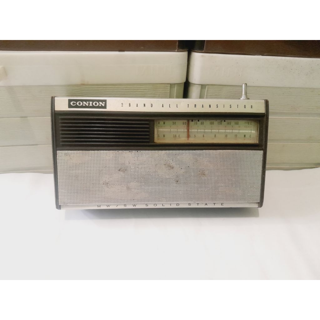 Radio jadul conion 2band All transistor(Baca deskripsi)