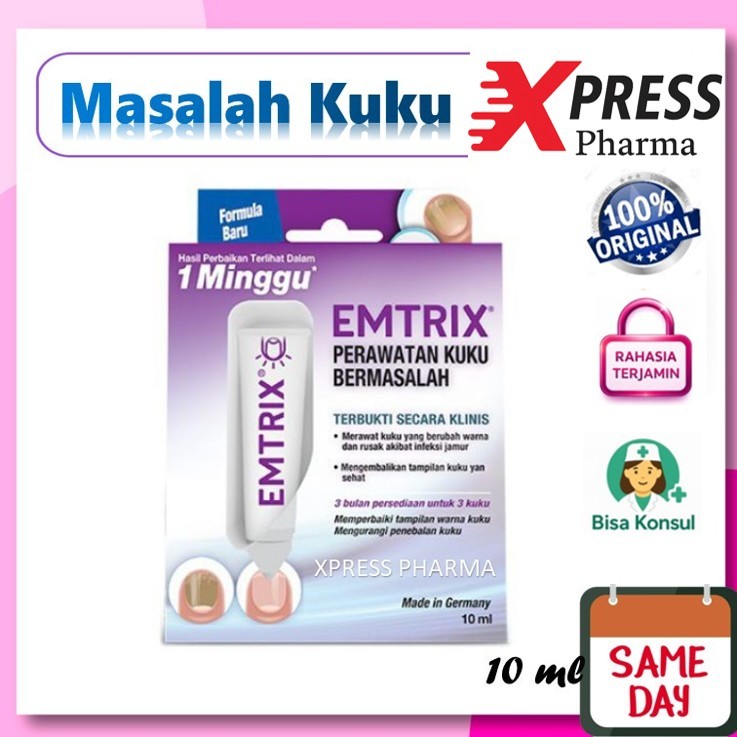 XPRESS  Emtrix Perawatan Kuku Gel Salep Penghilang Jamur Kuku Emtrik Mtrix Zr