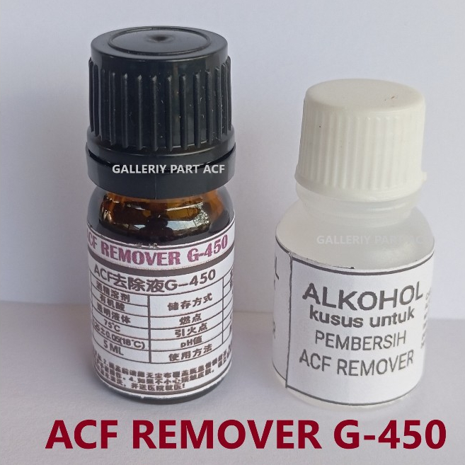 ACF REMOVER G-450 CAIRAN PEMBERSIH LEM CONDUKTIF acf remover atau pembersih lem COF bonding - LCD