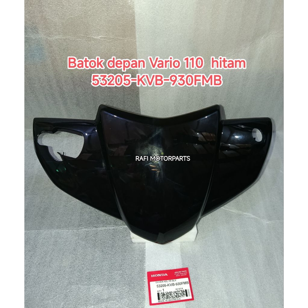 Batok setir vario 110 karburator 53205KVB930, hitam, putih AHM