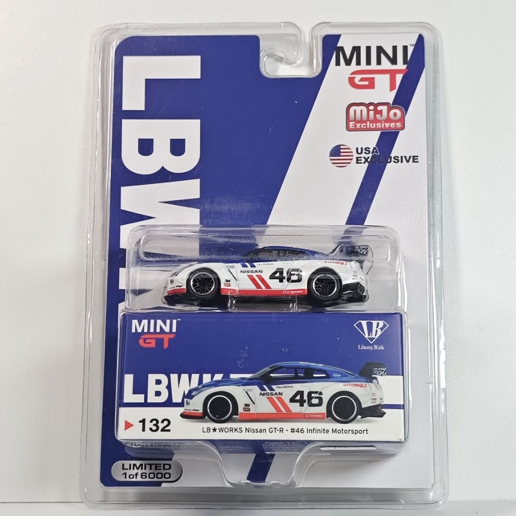 Mini GT 132 Nissan GT-R R35 LB Works Infinite Motorsport