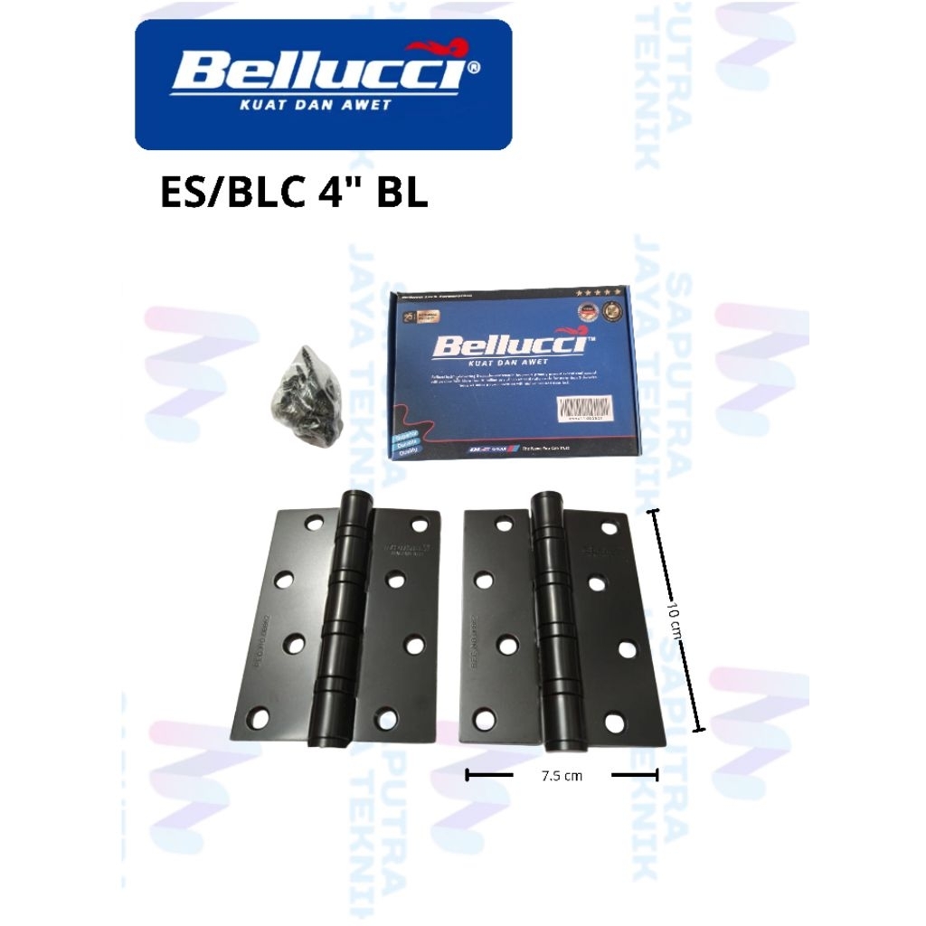 Engsel Belluci Hitam 4" ( ES/BLC 4" BL )