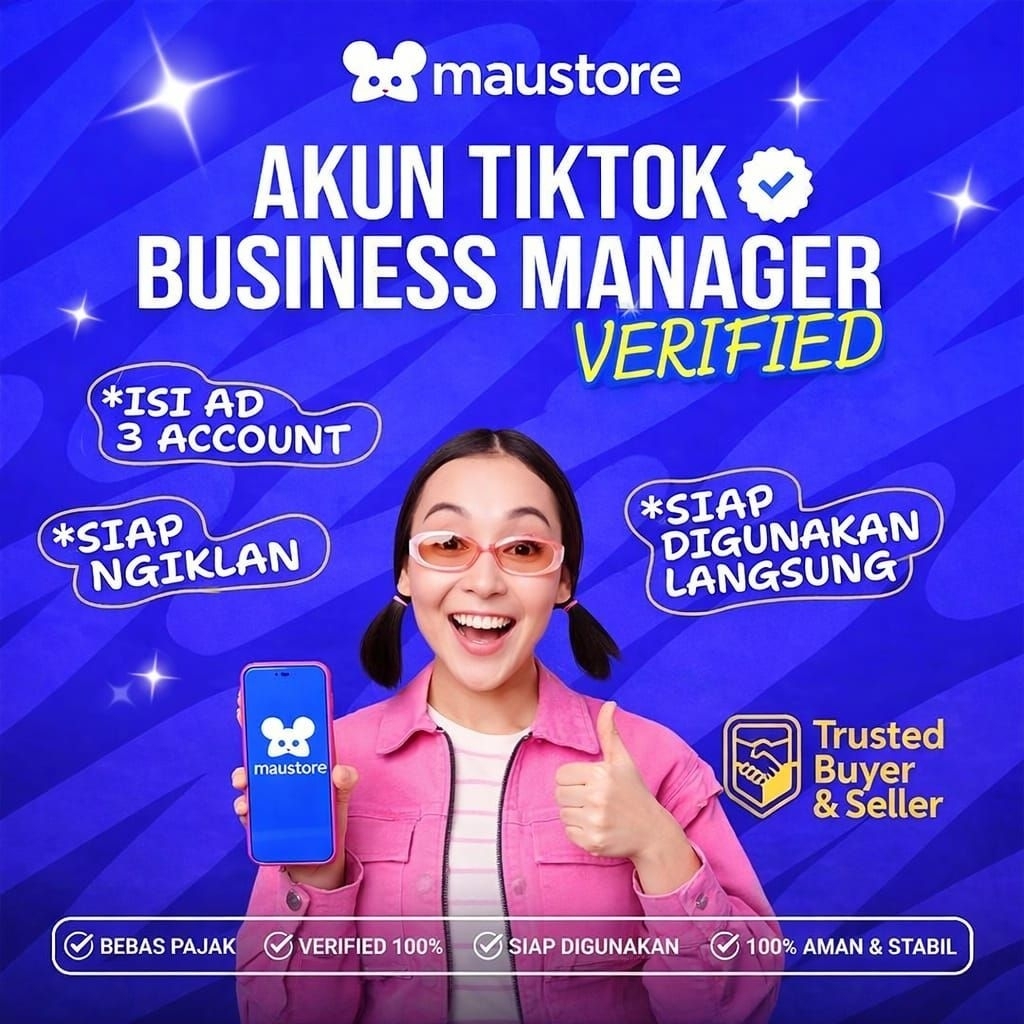 BM TIKTOK USA VERIFIED 30 AKUN Iklan | Proses Pasti cepat | Dengan target paling mudah