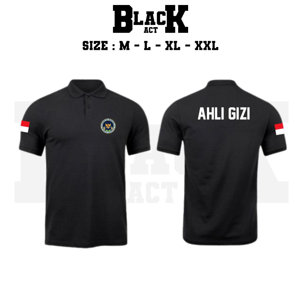 KAOS KERAH MBG AHLI GIZI SPPG SIMPEL