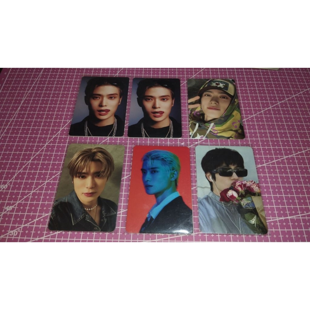 photocard aab jaehyun nct 127, photocard official avail jaemel, walk, mute, djj parfume, jaehyun flo