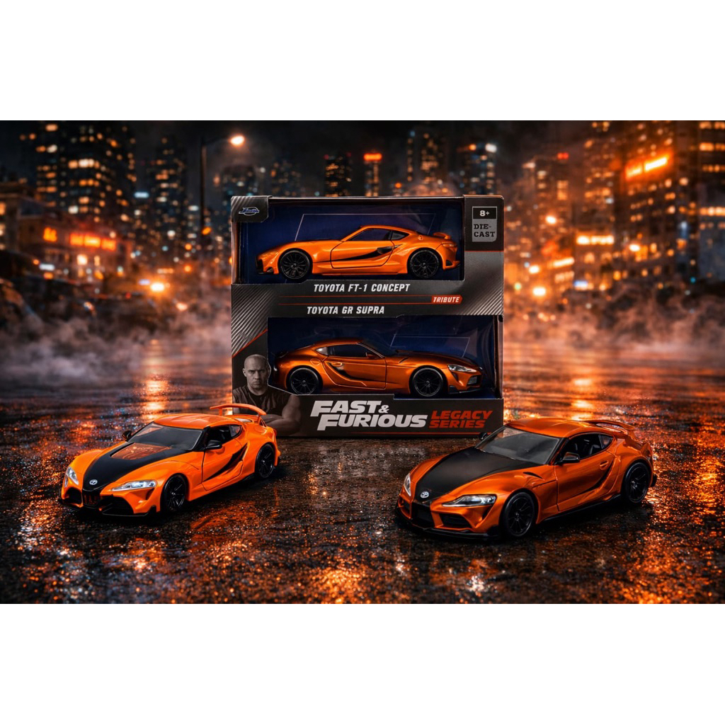 JADA TOYOTA GR SUPRA & TOYOTA FT1 CONCEPT