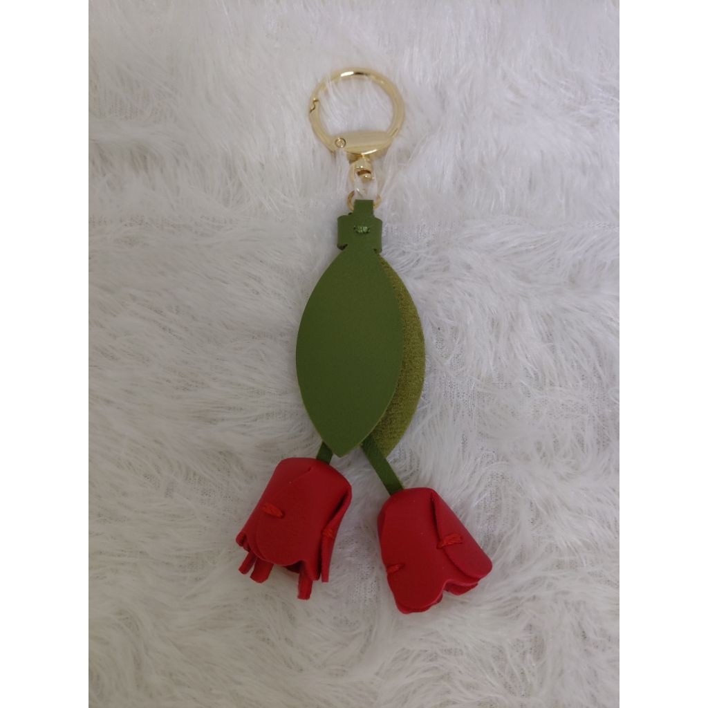 Ganci/Bagcharm Kulit Mawar