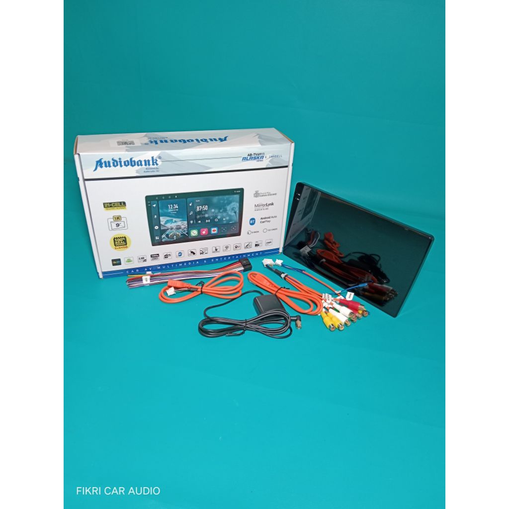 Head Unit Android AUDIOBANK seri AB-TV6911 ALASKA 6 Series IN-CELL 9" 2/64 OS12 QLED Audio Mobil