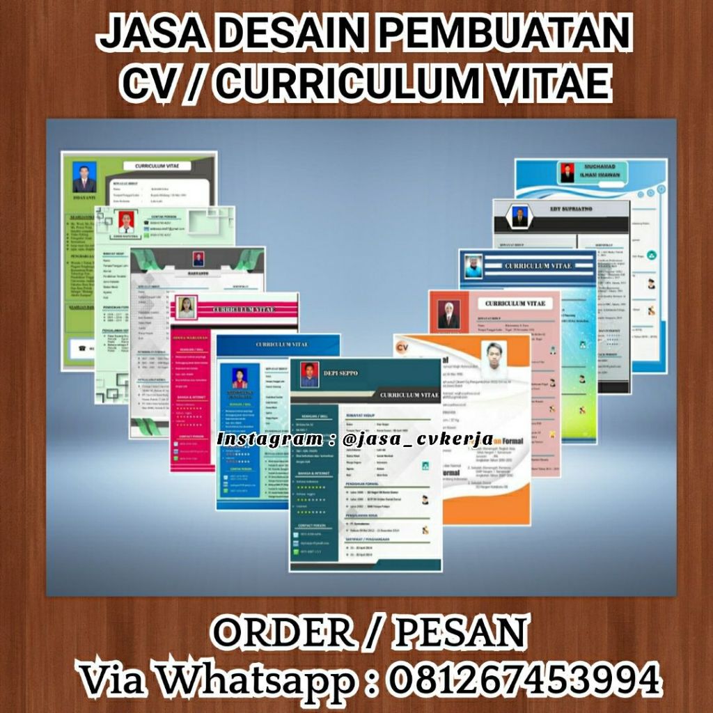Jasa Pembuatan CV | Desain CV | Jasa CV | Surat Lamaran Kerja | LAMARAN VIA EMAIL
