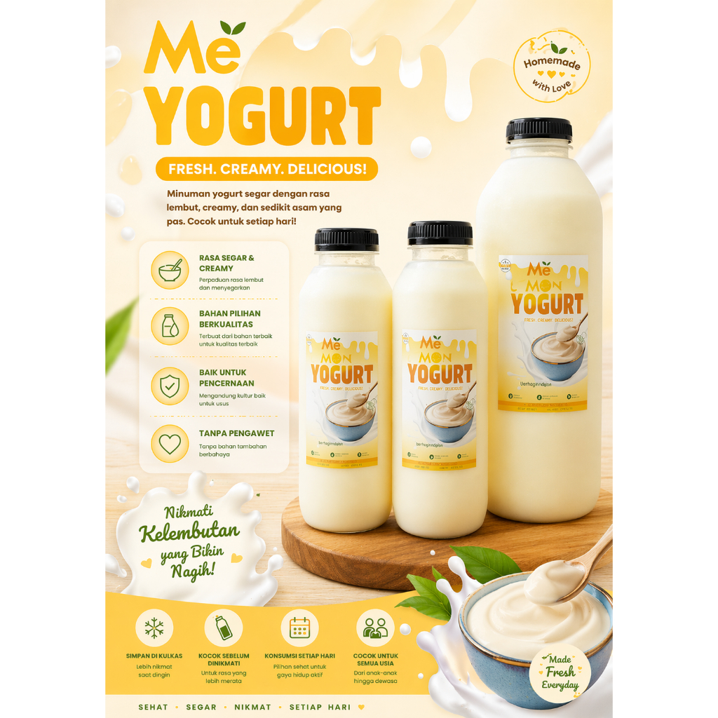 Yogurt / Yogurt Plain / Me Yogurt 500ml