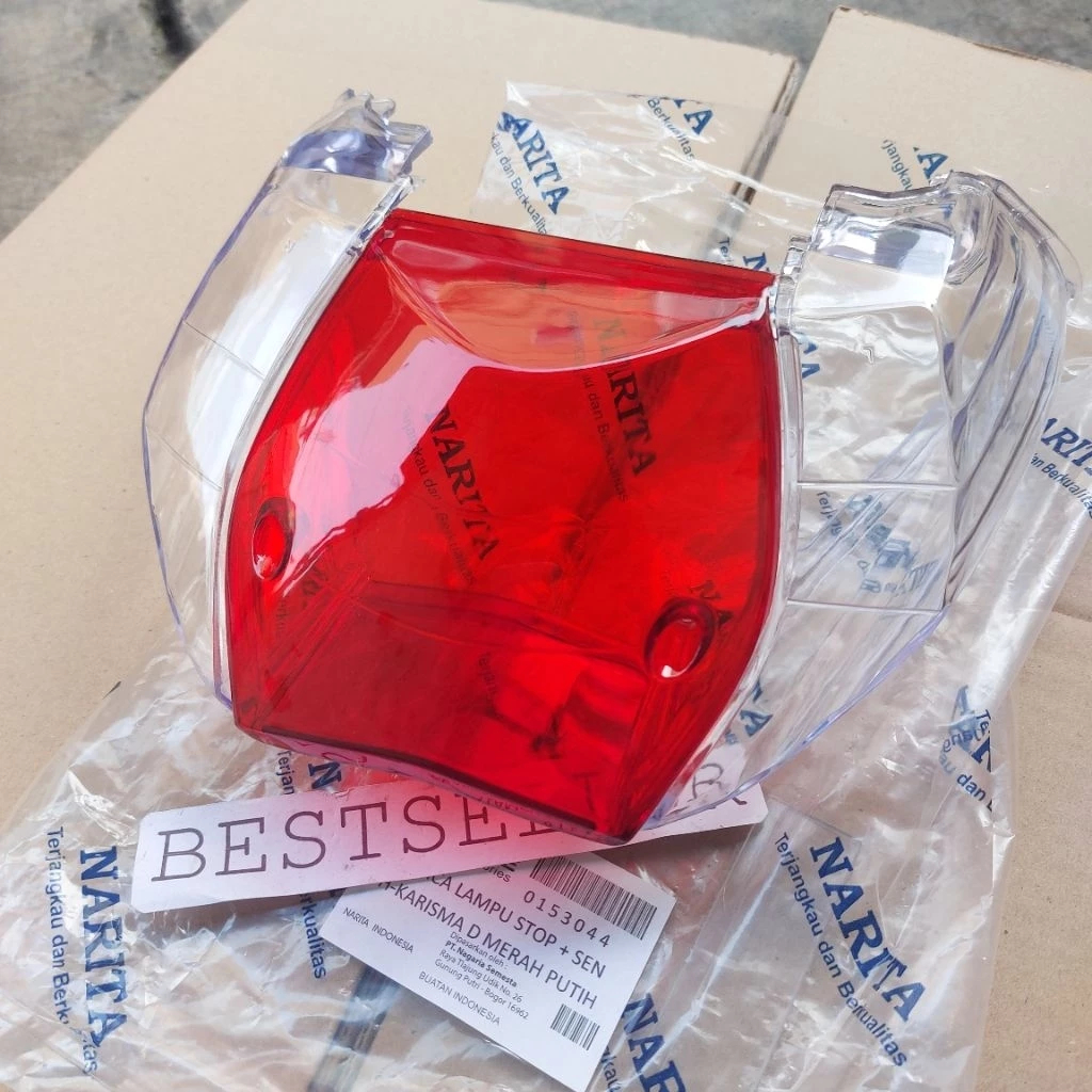 Kaca Mika lampu Stop Karisma X & D