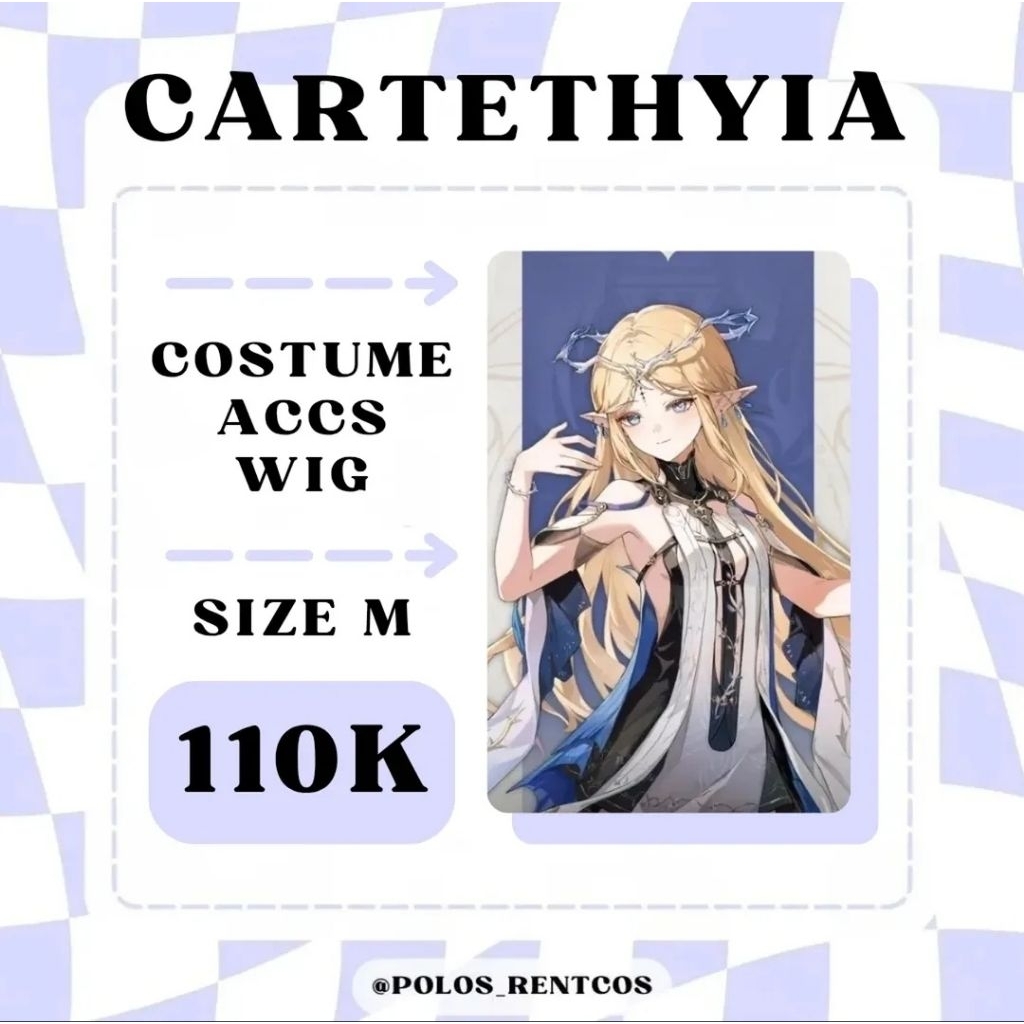 Rental/ Sewa Kostum Cartethyia