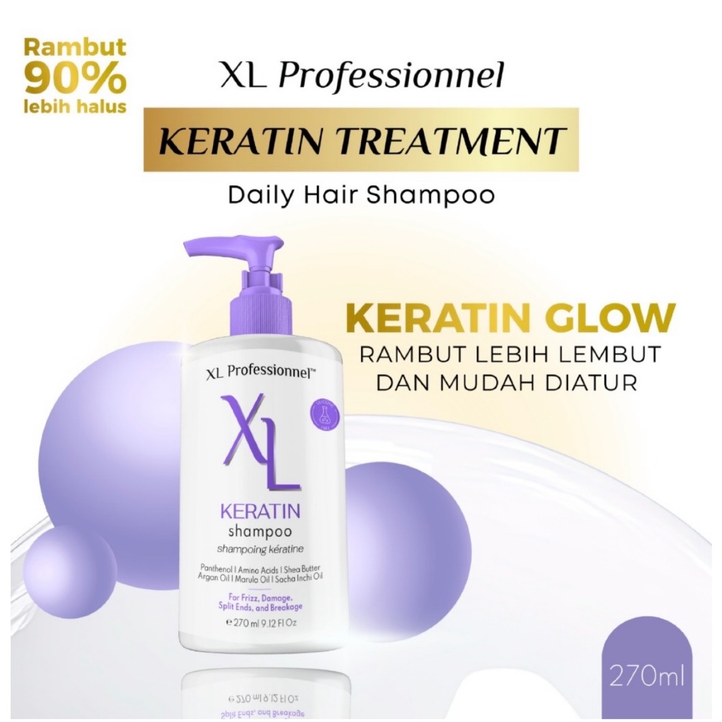 XL PROFESSIONNEL KERATIN HAIR SHAMPOO