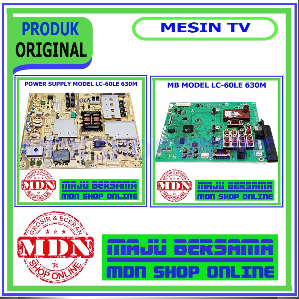 Power Supply Mb Mainboard Tv Led Sharp LC-6OLE630M LC60LE630M LC 60LE 630M NORMAL