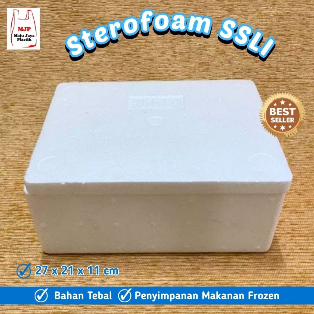 Box Styrofoam SSLI Kecil | Kotak Gabus Ice Box | Wadah Frozen Food