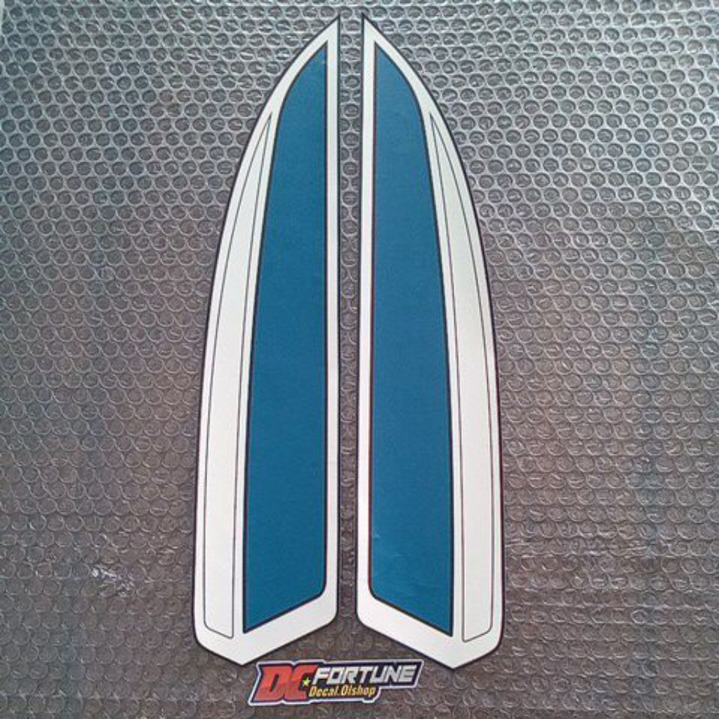 striping tengki cb 125 biru versi brazil stiker tengki brazil biru