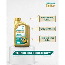 Oli Mobil PETRONAS Syntium 3000 XS 5W-30 Full Synthetic 1L – Mesin Halus & Irit BBM