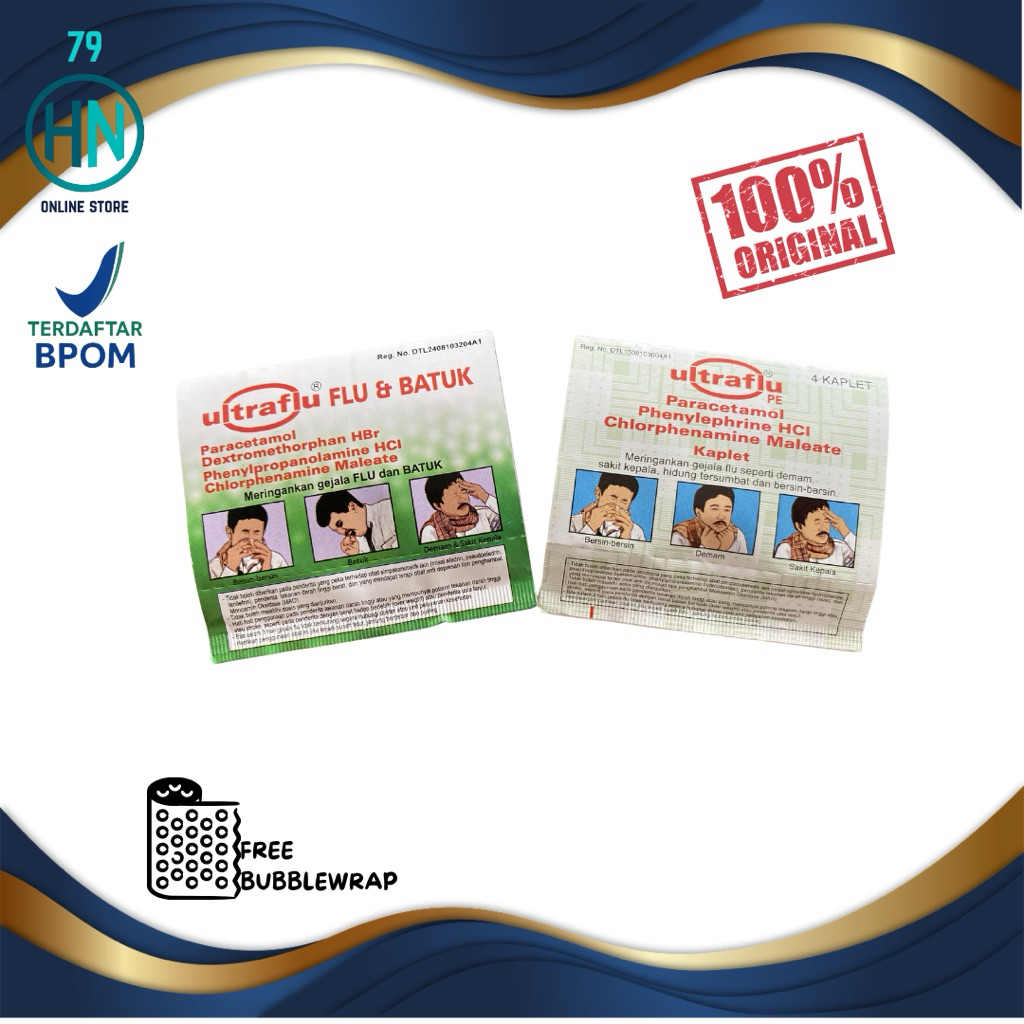 Ultraflu & Ultraflu Extra 4 Tablet