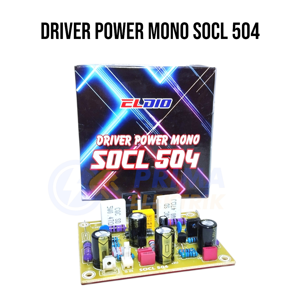 Kit Driver SOCL 504 ELDIO Mono - PCB Fiber Anti Panas & Jalur Kuat