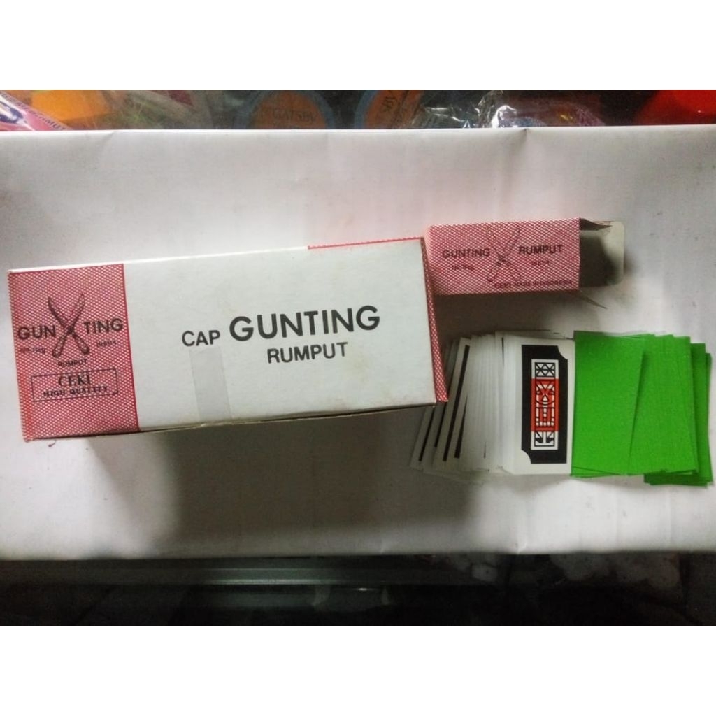 (1Pack=10 Set Game) KARTU CEKI GUNTING RUMPUT