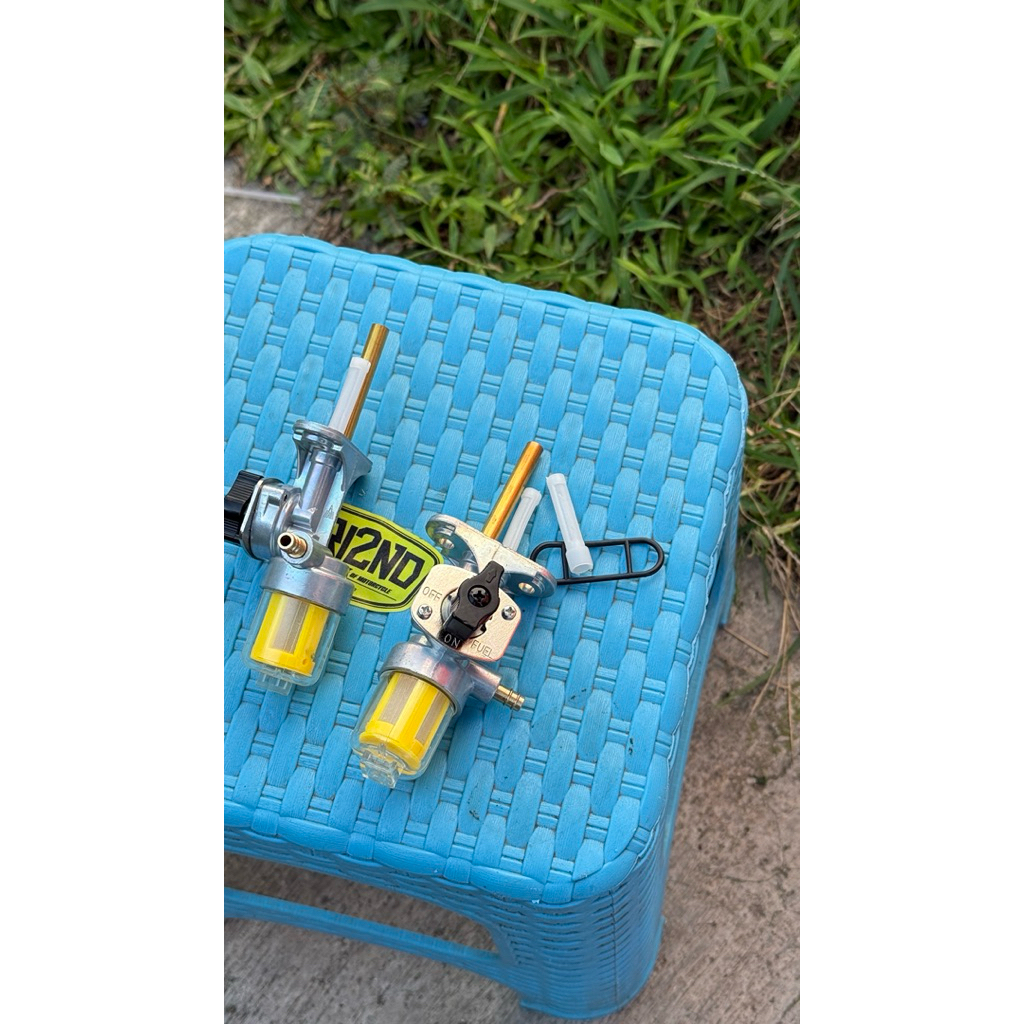 KRAN BENSIN RACING PUTIH RXK PNP RXZ CATALYZER KRAN TANGKI BENSIN RXZ MOXIS