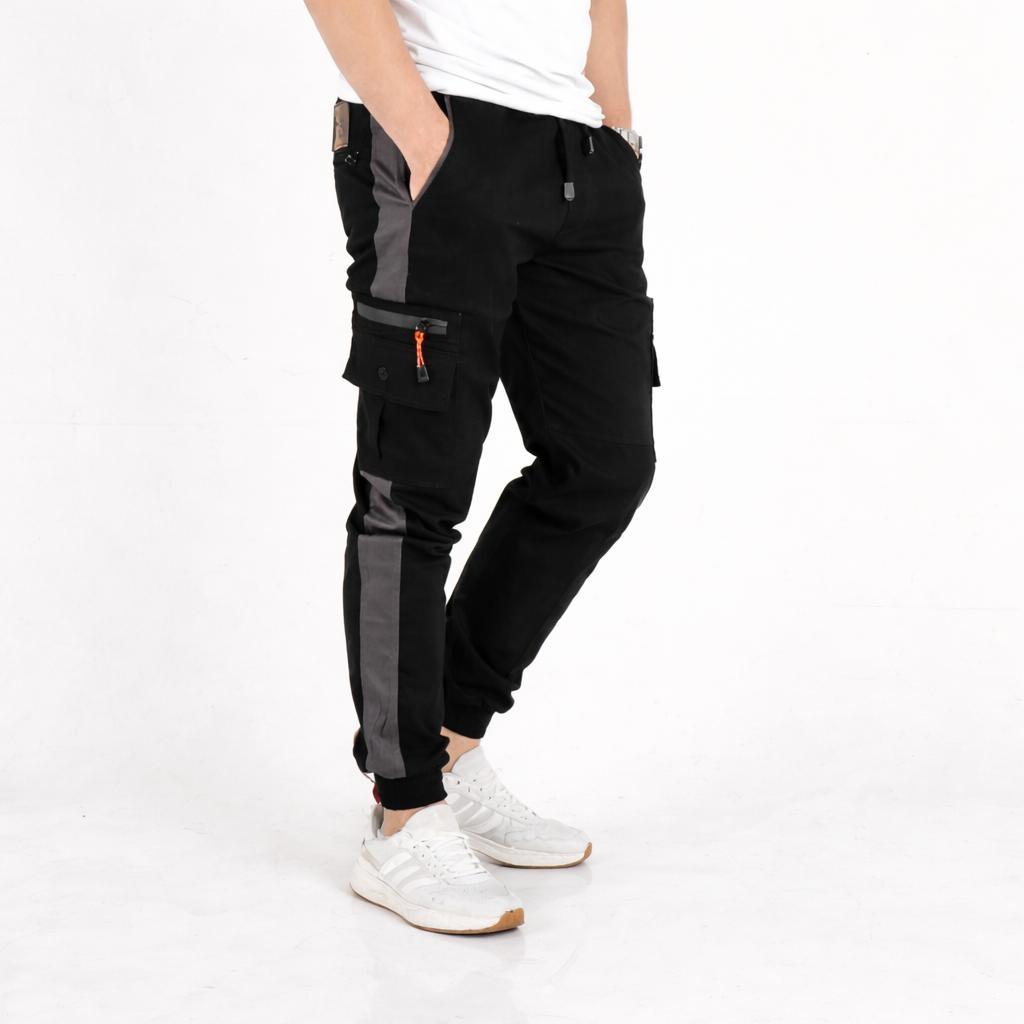 Celana joger jogger cargo pria list forward